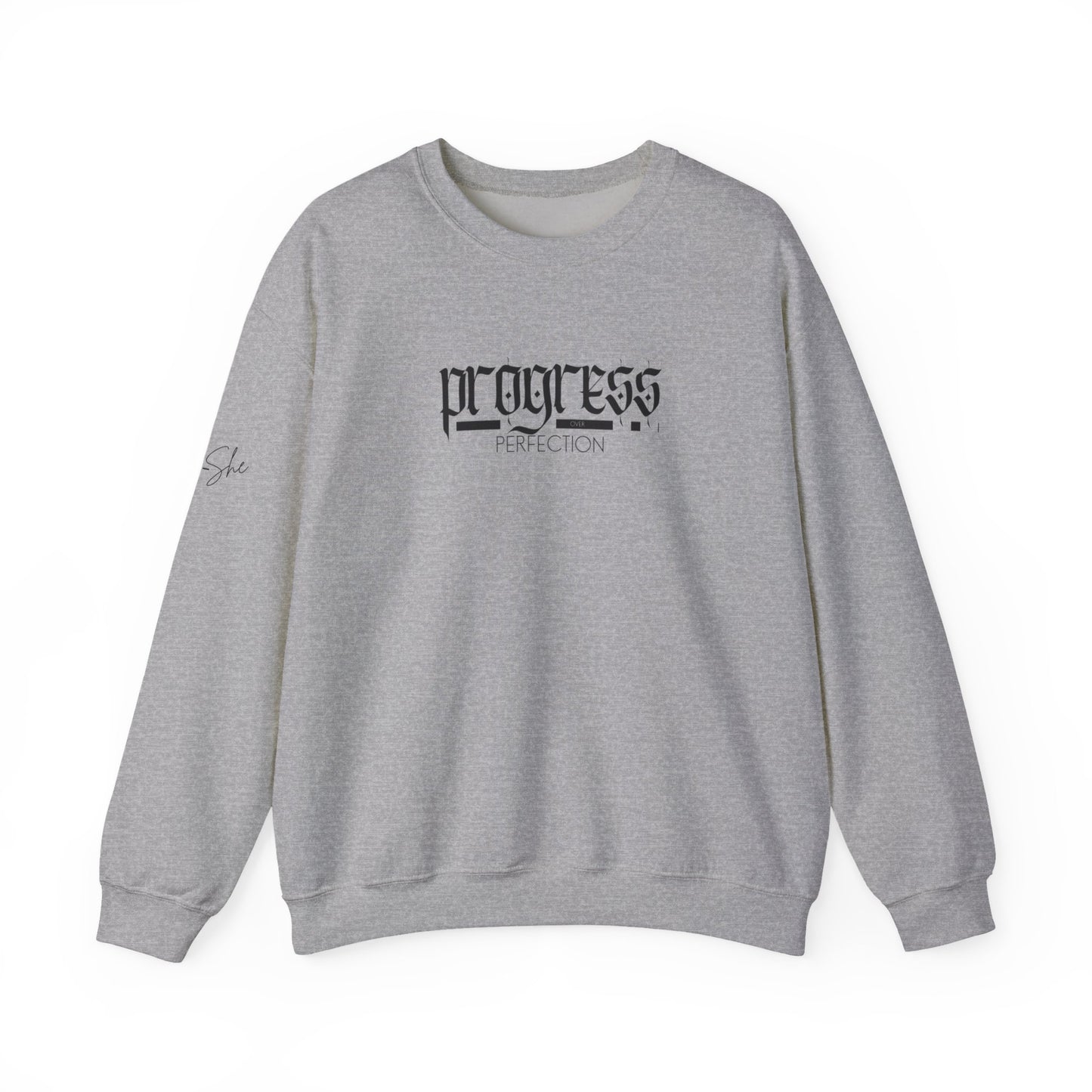 Progress Over Perfection Crewneck