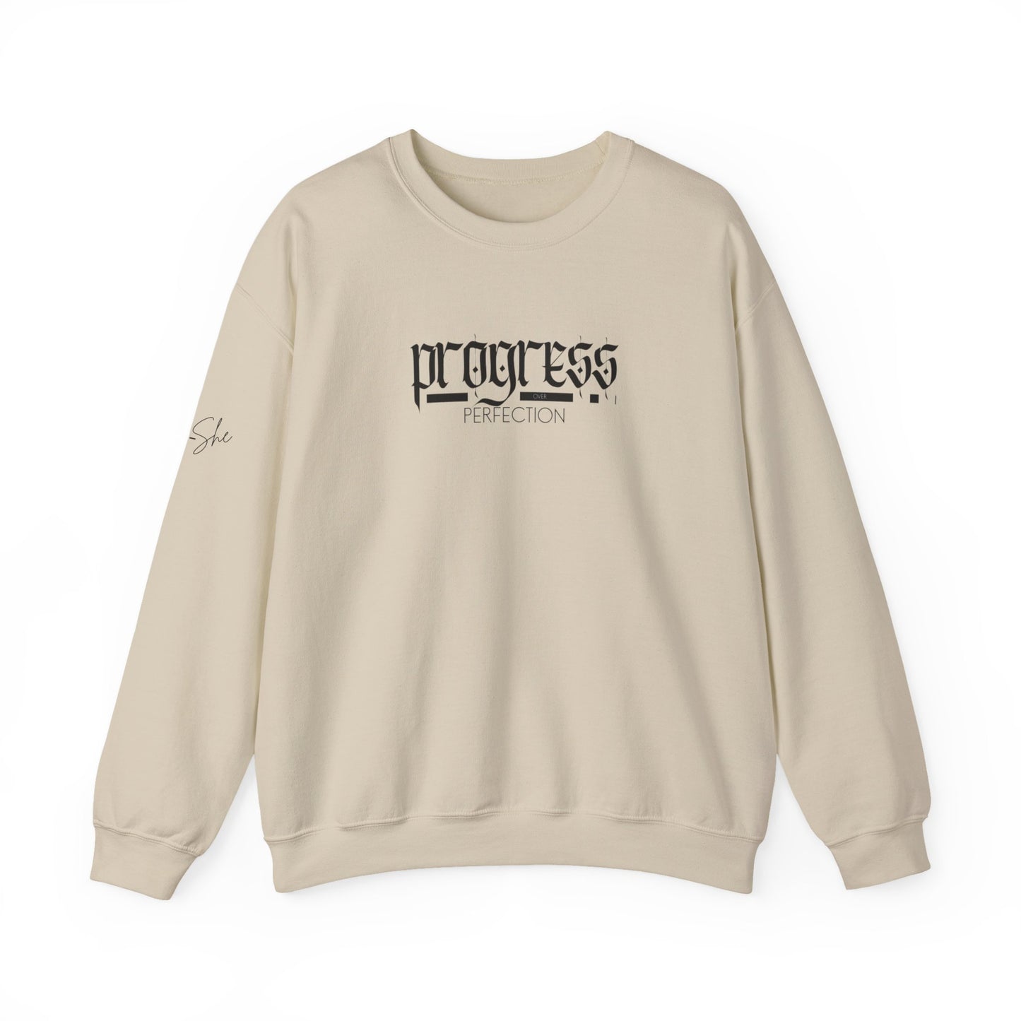 Progress Over Perfection Crewneck