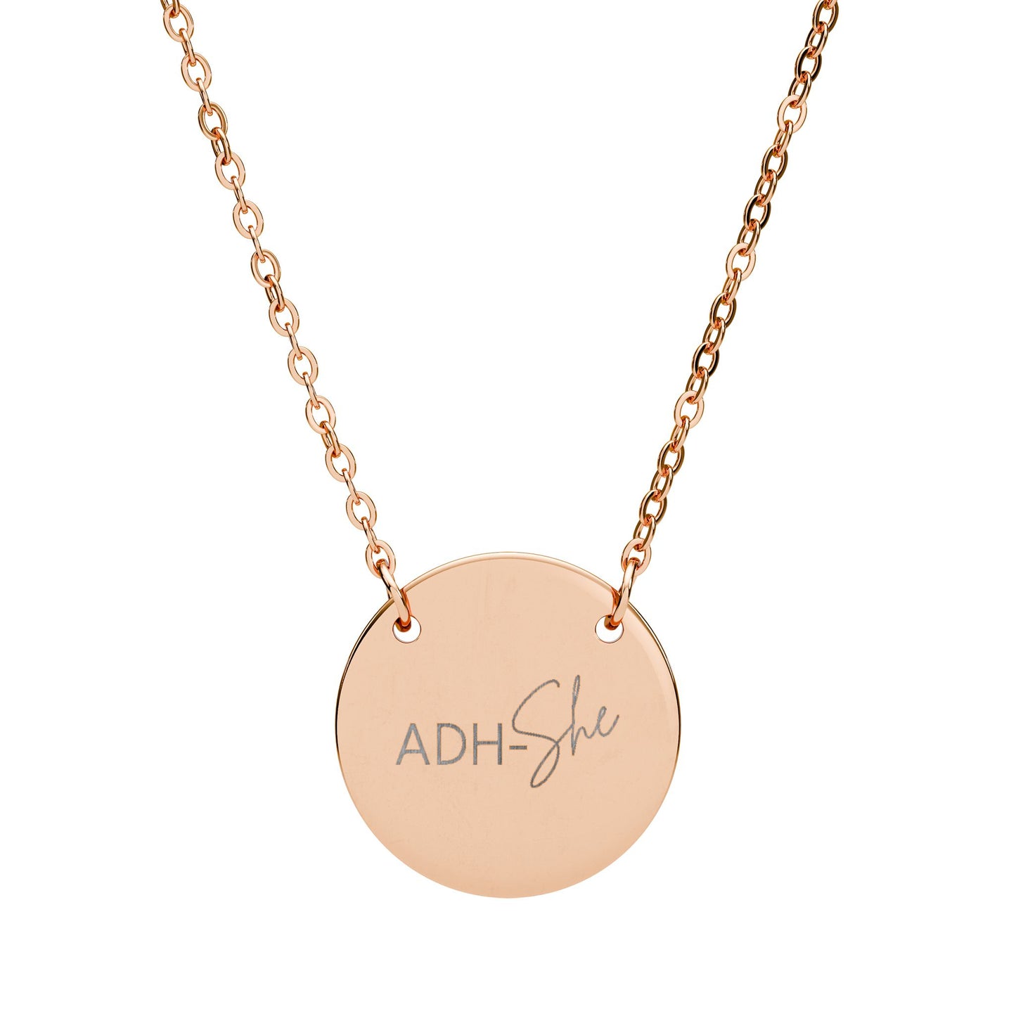 ADH-She Disc Necklace