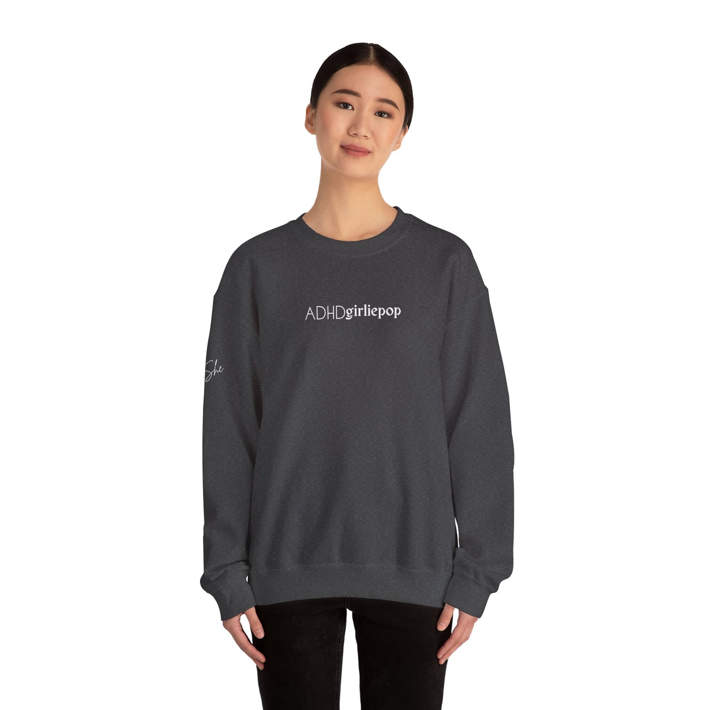 ADHDgirliepop Crewneck