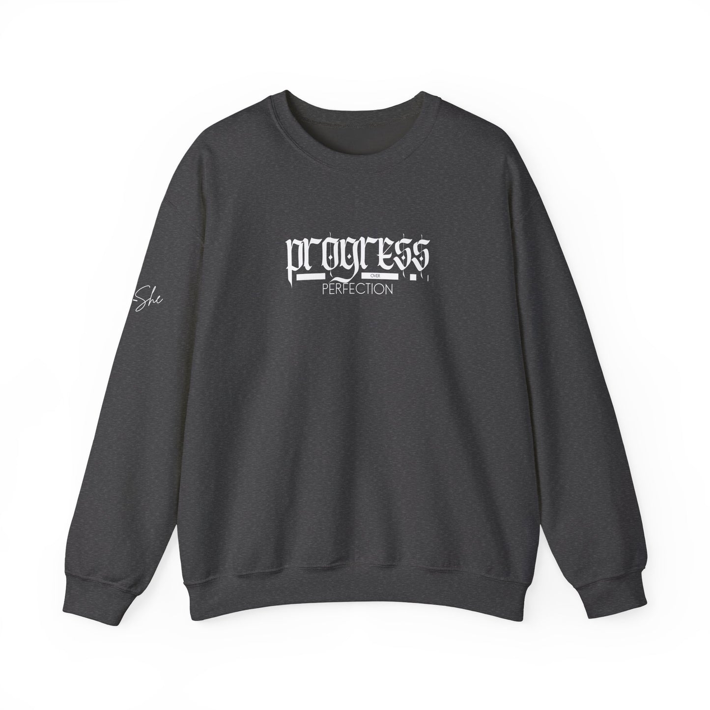Progress Over Perfection Crewneck