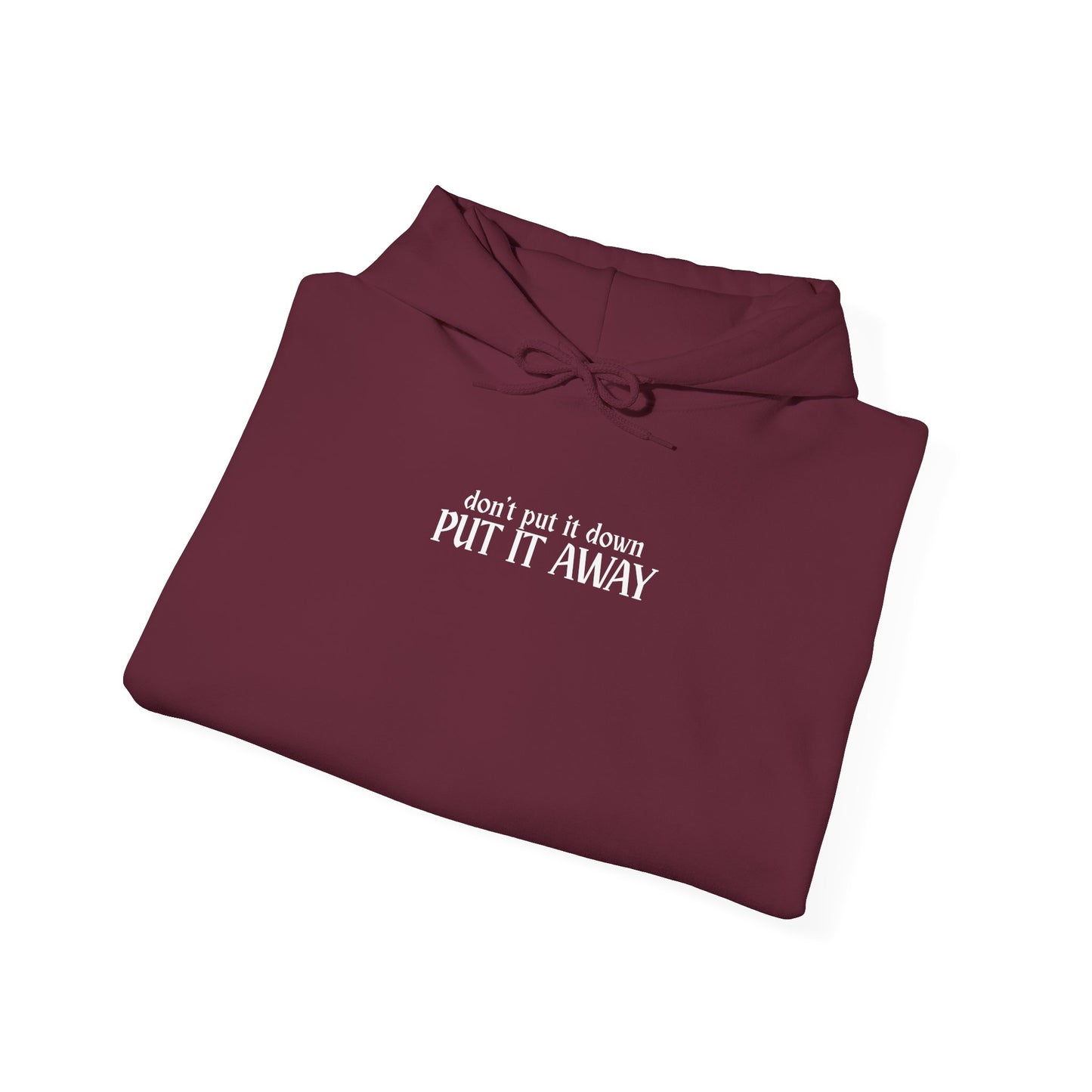 Don't Put It Down - Put It Away Hoodie