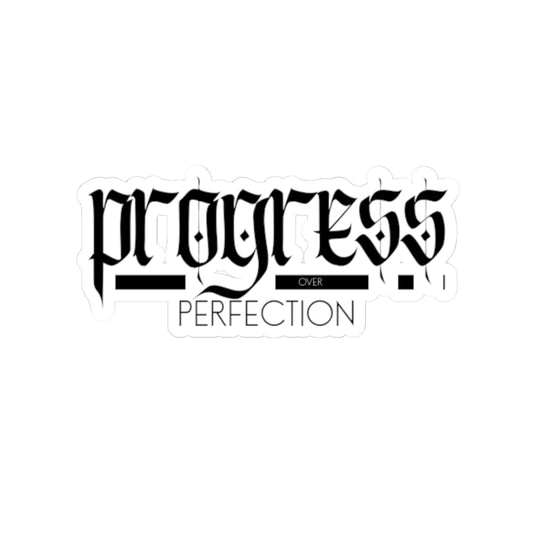 Progress Over Perfection Sticker