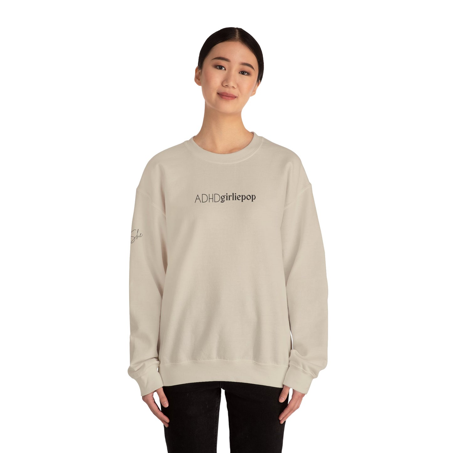 ADHDgirliepop Crewneck