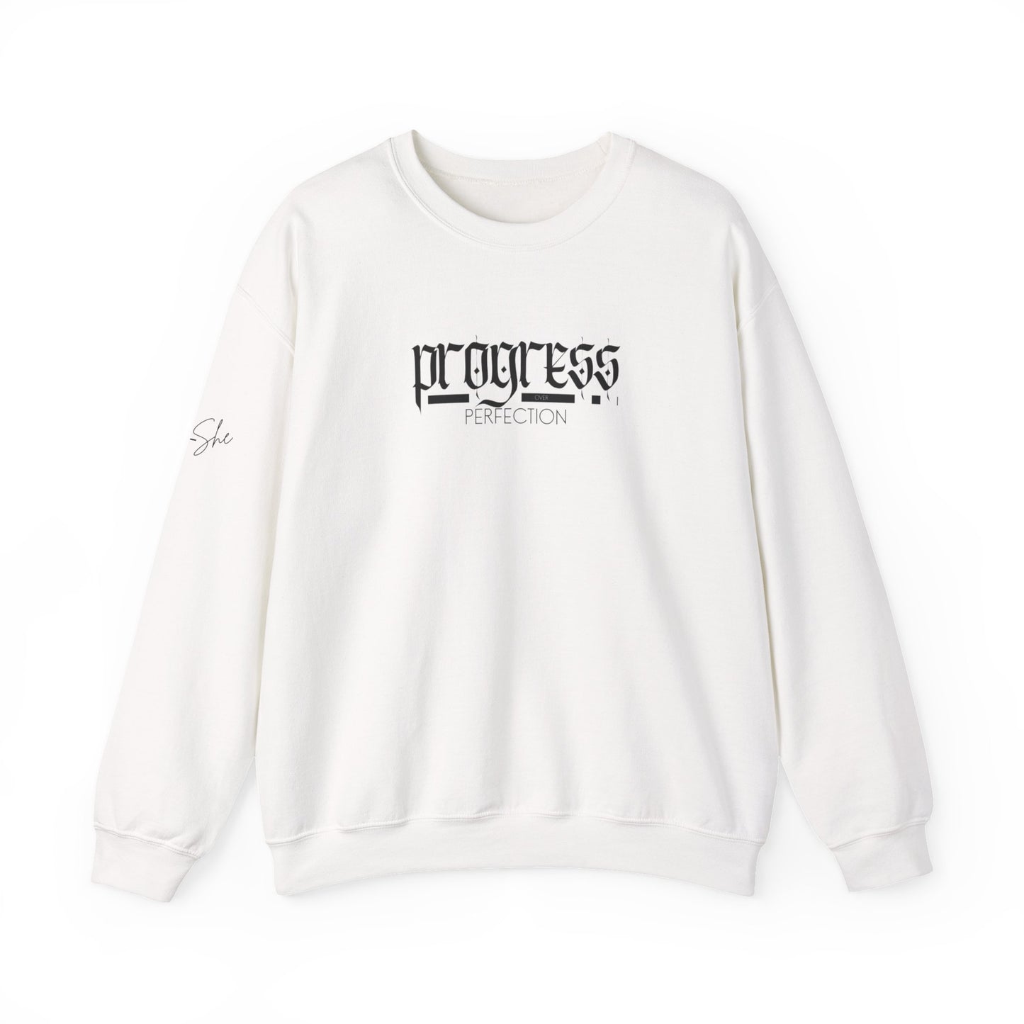 Progress Over Perfection Crewneck