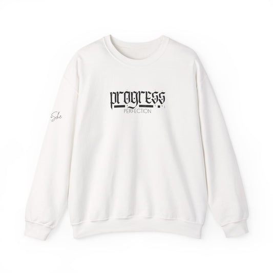 Progress Over Perfection Crewneck