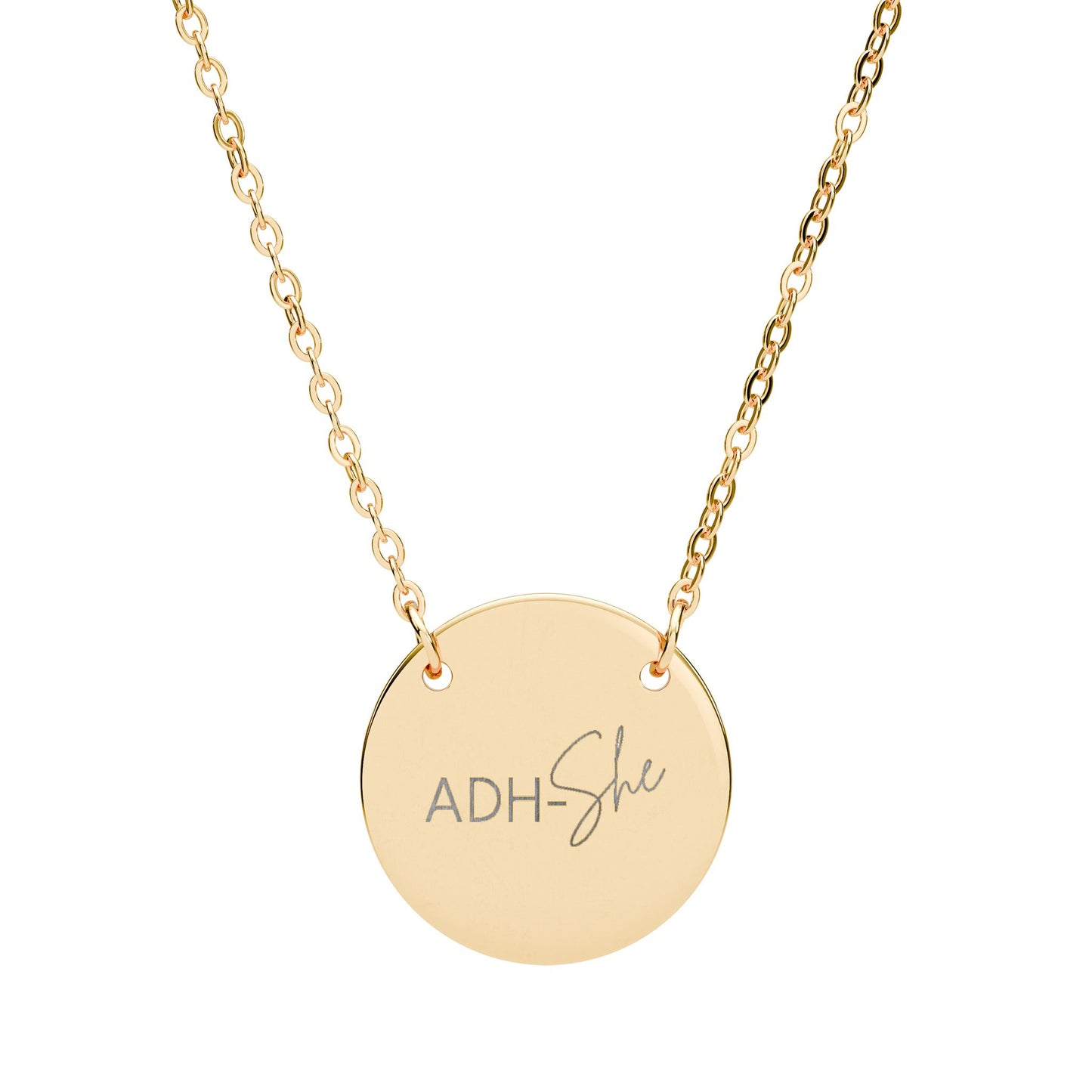ADH-She Disc Necklace