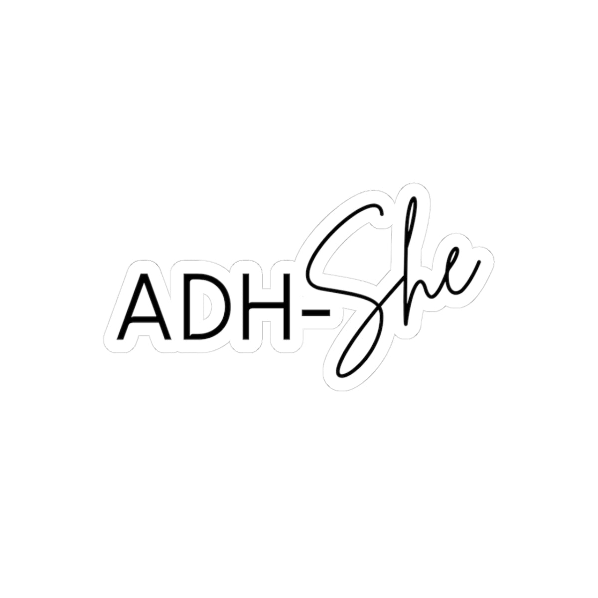 ADH‑She Logo Sticker