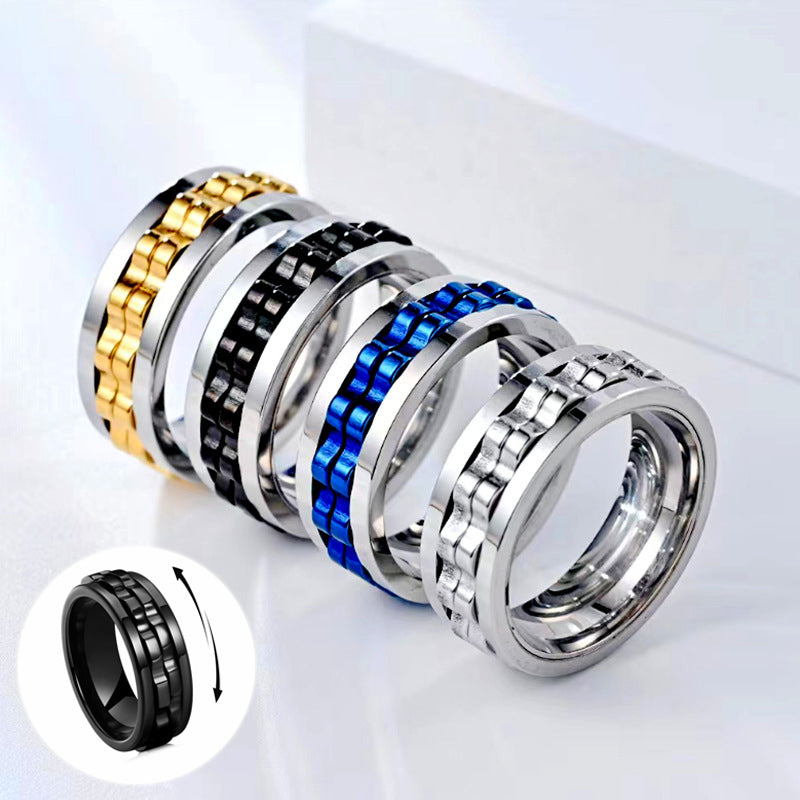 Fidget Spinner Ring (masculine)