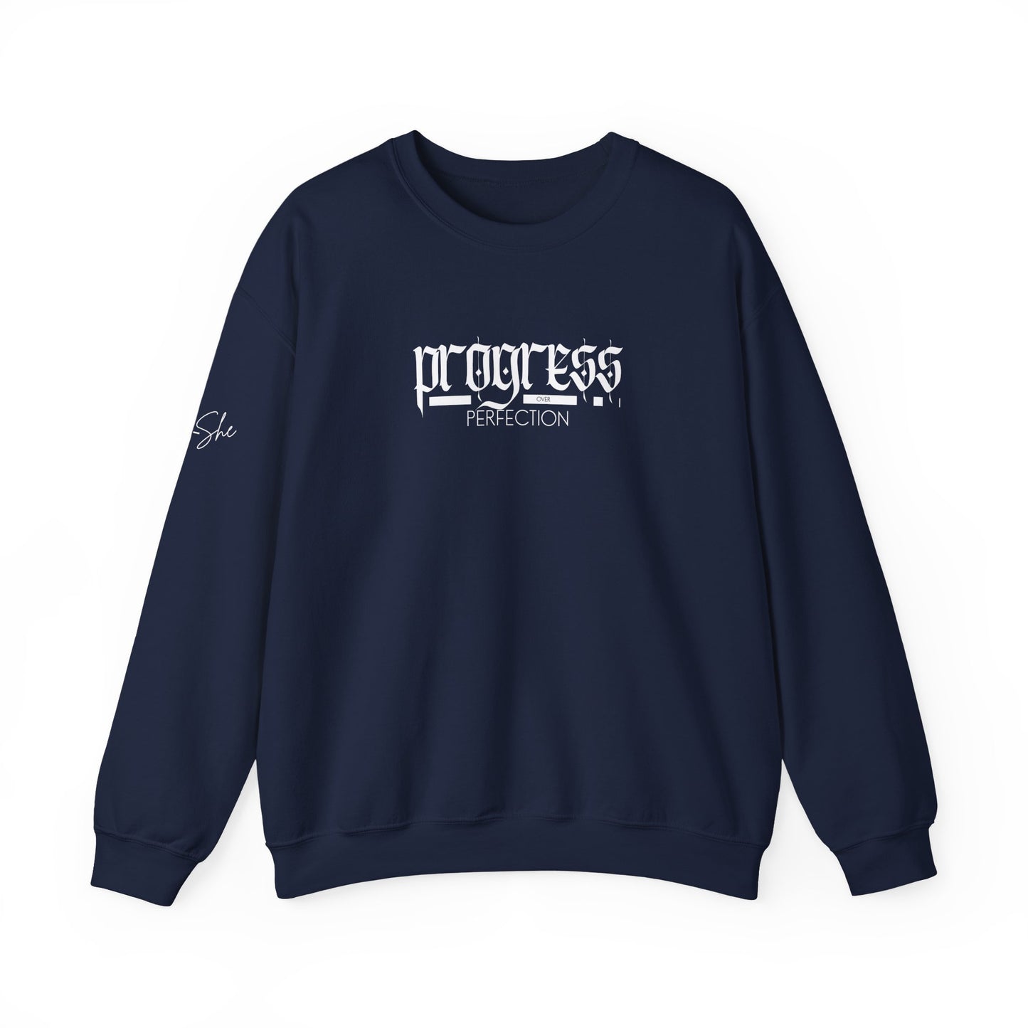 Progress Over Perfection Crewneck