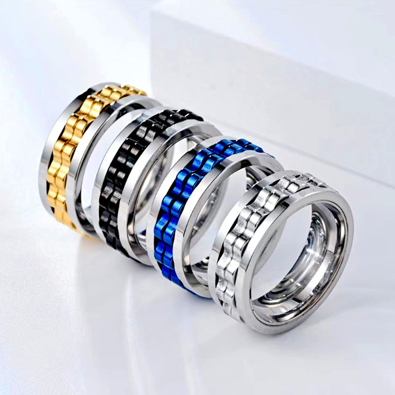 Fidget Spinner Ring (masculine)